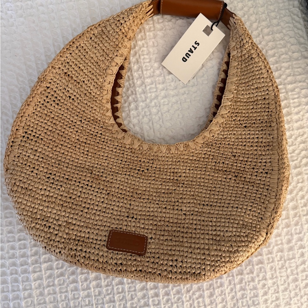 STAUD Large Moon Tote Bag